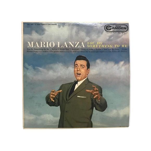 Vintage Mario Lanza Tenor You Do Something To Me High Fidelity Vinyl RCA Camden - Picture 3 of 6